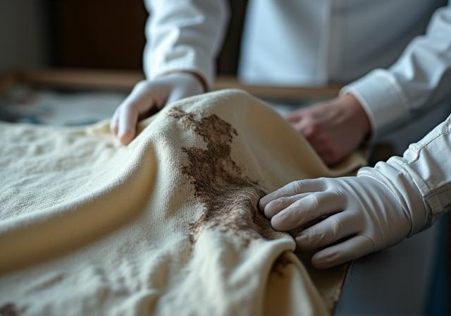 Récupération de textiles après sinistre